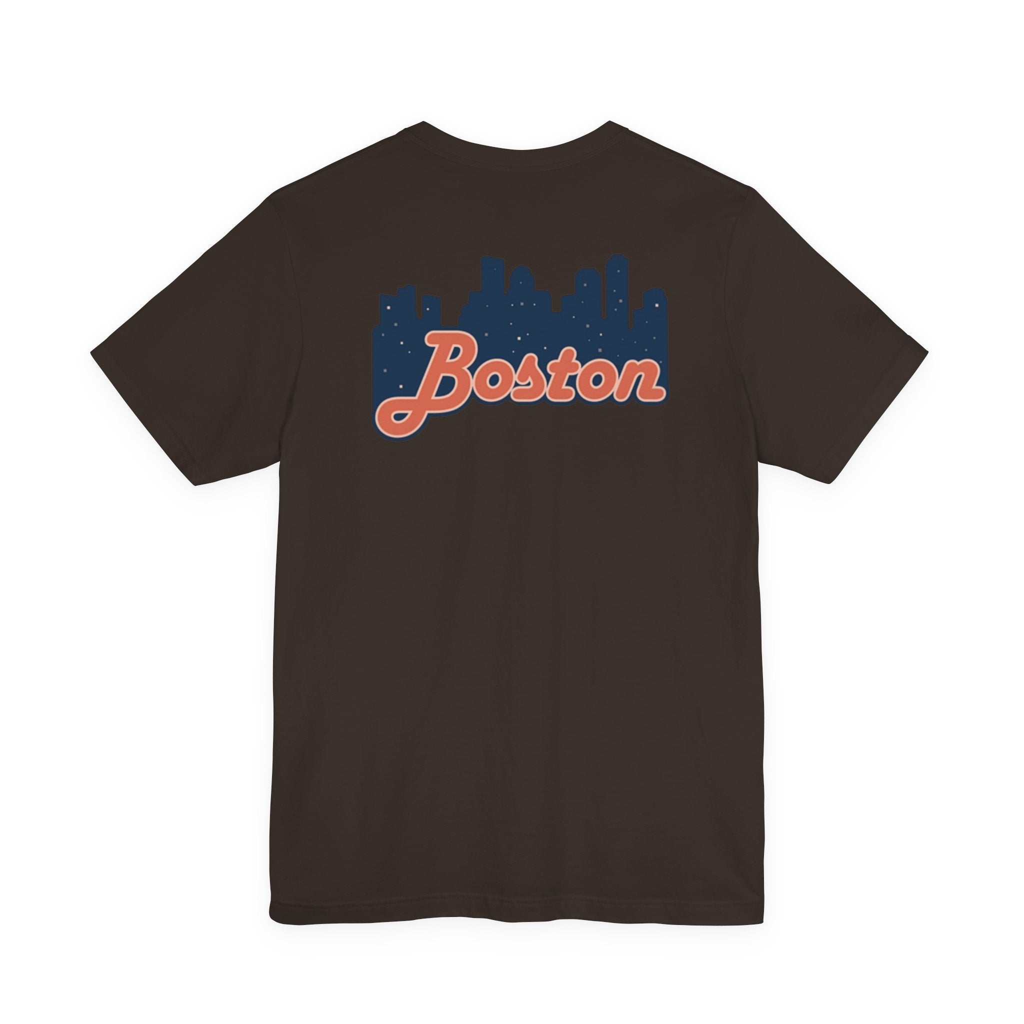 Boston Skyline Tee — Vintage Script City Skyline T-Shirt