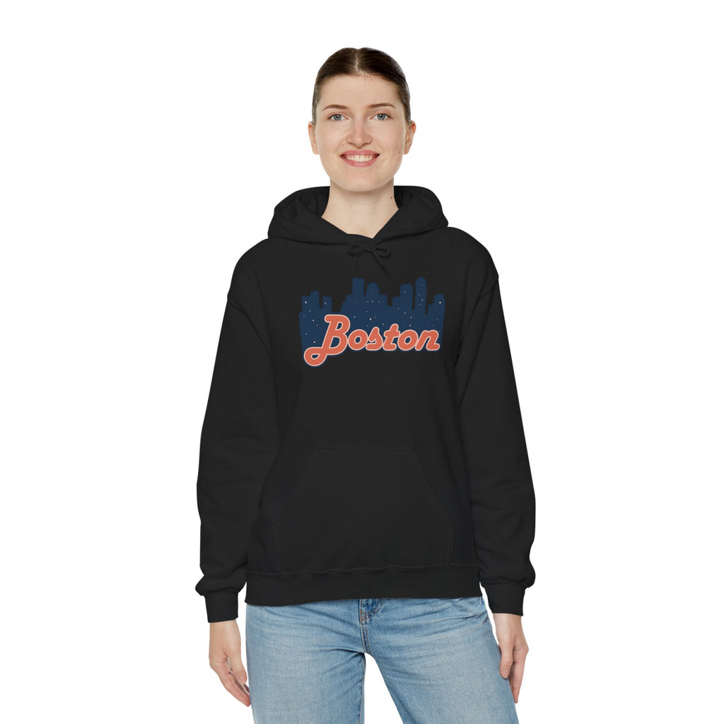 Boston Forever Hoodie — Boston Logo Hooded Sweatshirt
