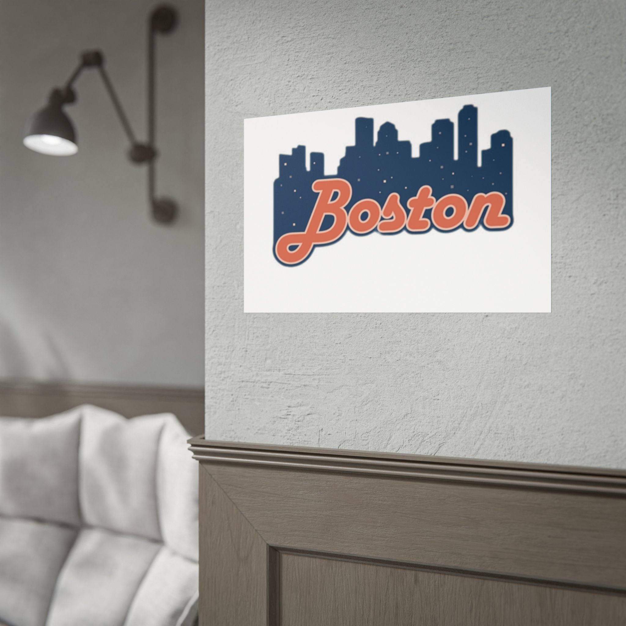 Boston Forever Rolled Poster — City Pride Wall Art