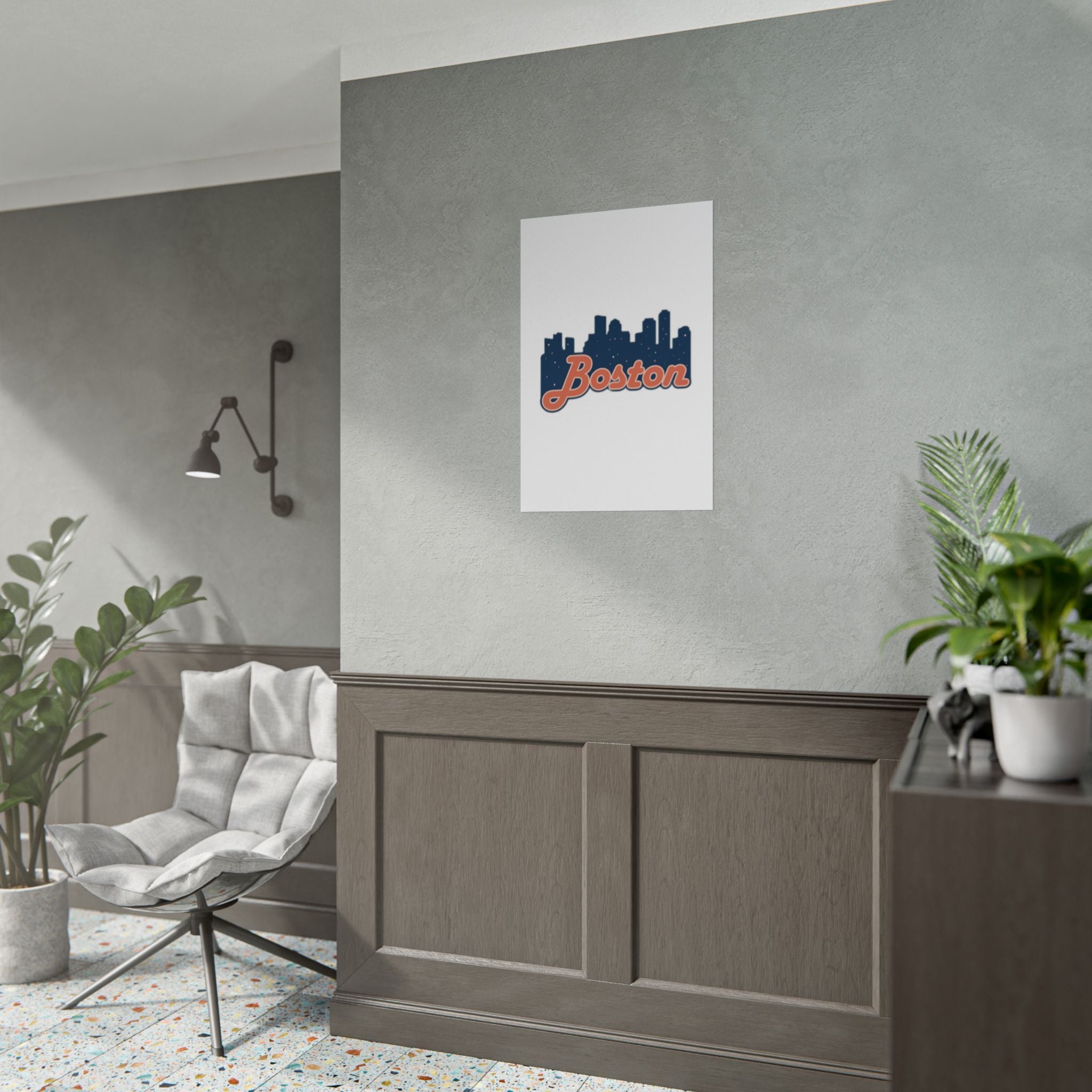 Boston Forever Rolled Poster — City Pride Wall Art