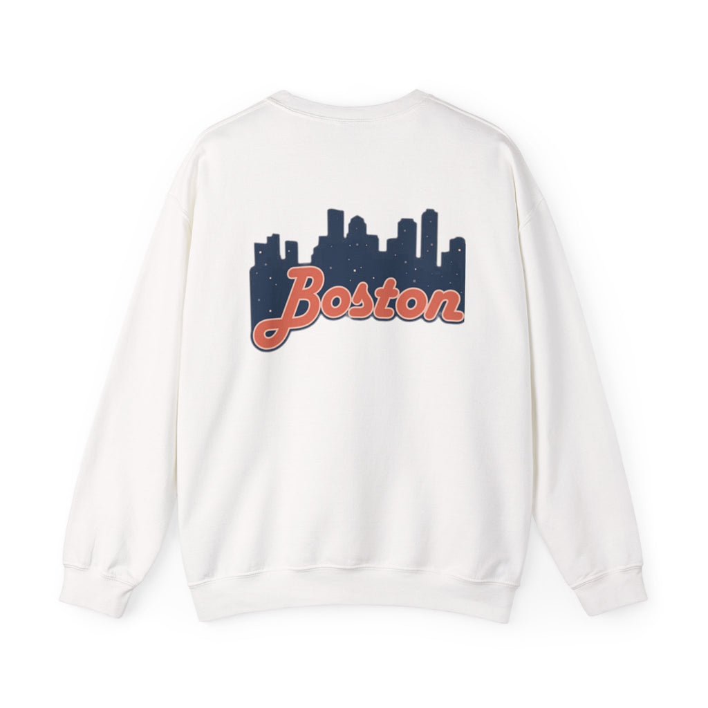 Boston Skyline Sweatshirt – Retro Script City Crewneck