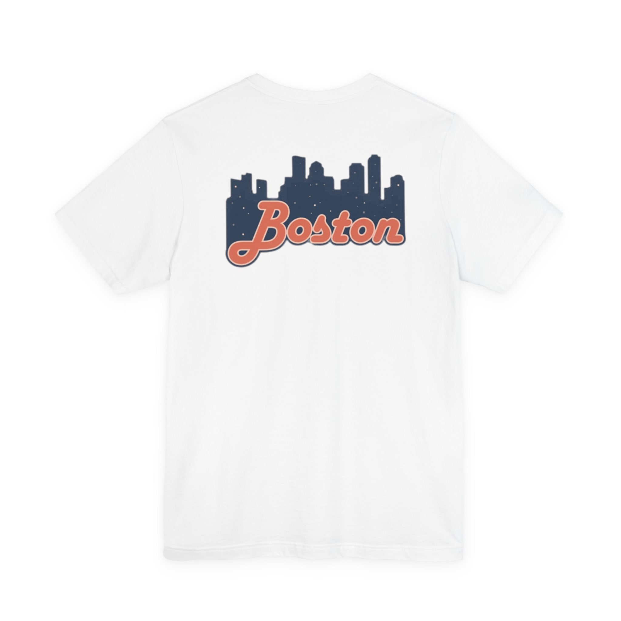 Boston Skyline Tee — Vintage Script City Skyline T-Shirt