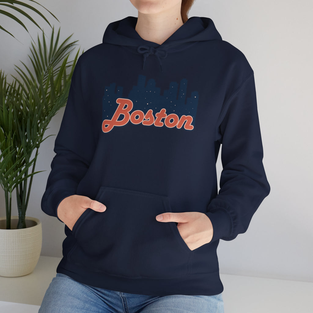 Boston Forever Hoodie — Boston Logo Hooded Sweatshirt