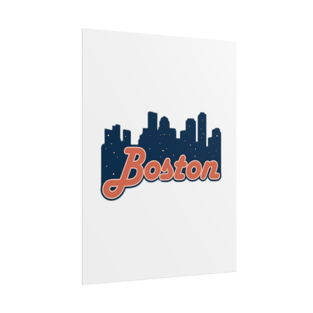 Boston Forever Rolled Poster — City Pride Wall Art