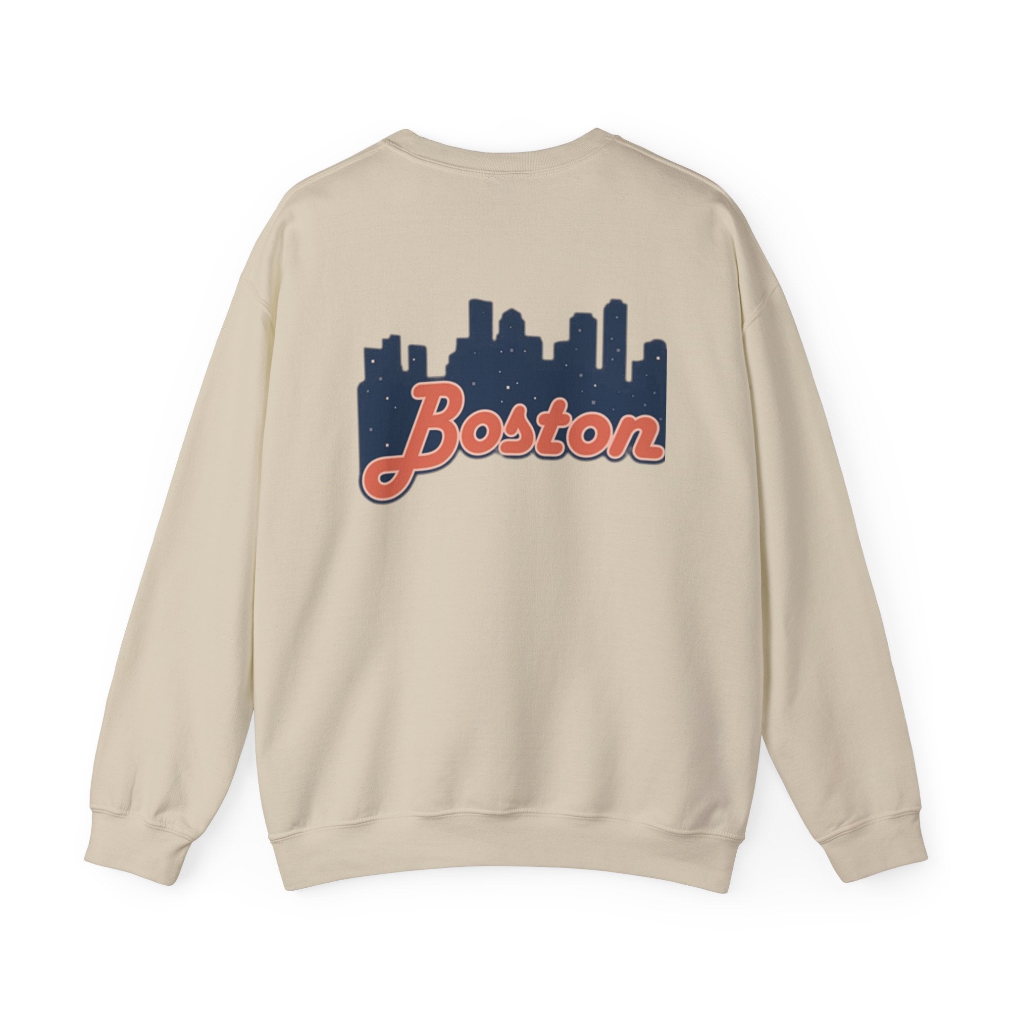 Boston Skyline Sweatshirt – Retro Script City Crewneck
