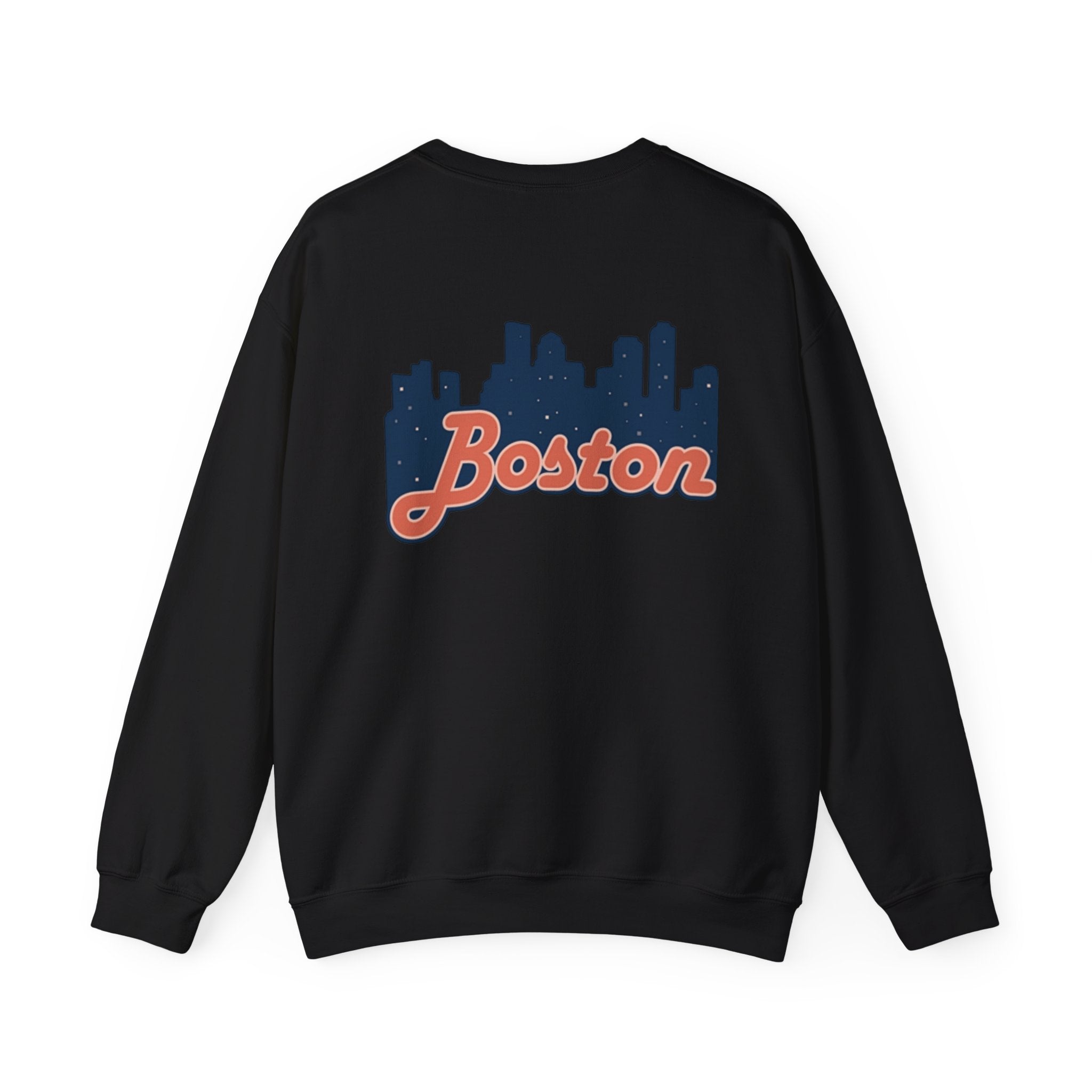 Boston Skyline Sweatshirt – Retro Script City Crewneck