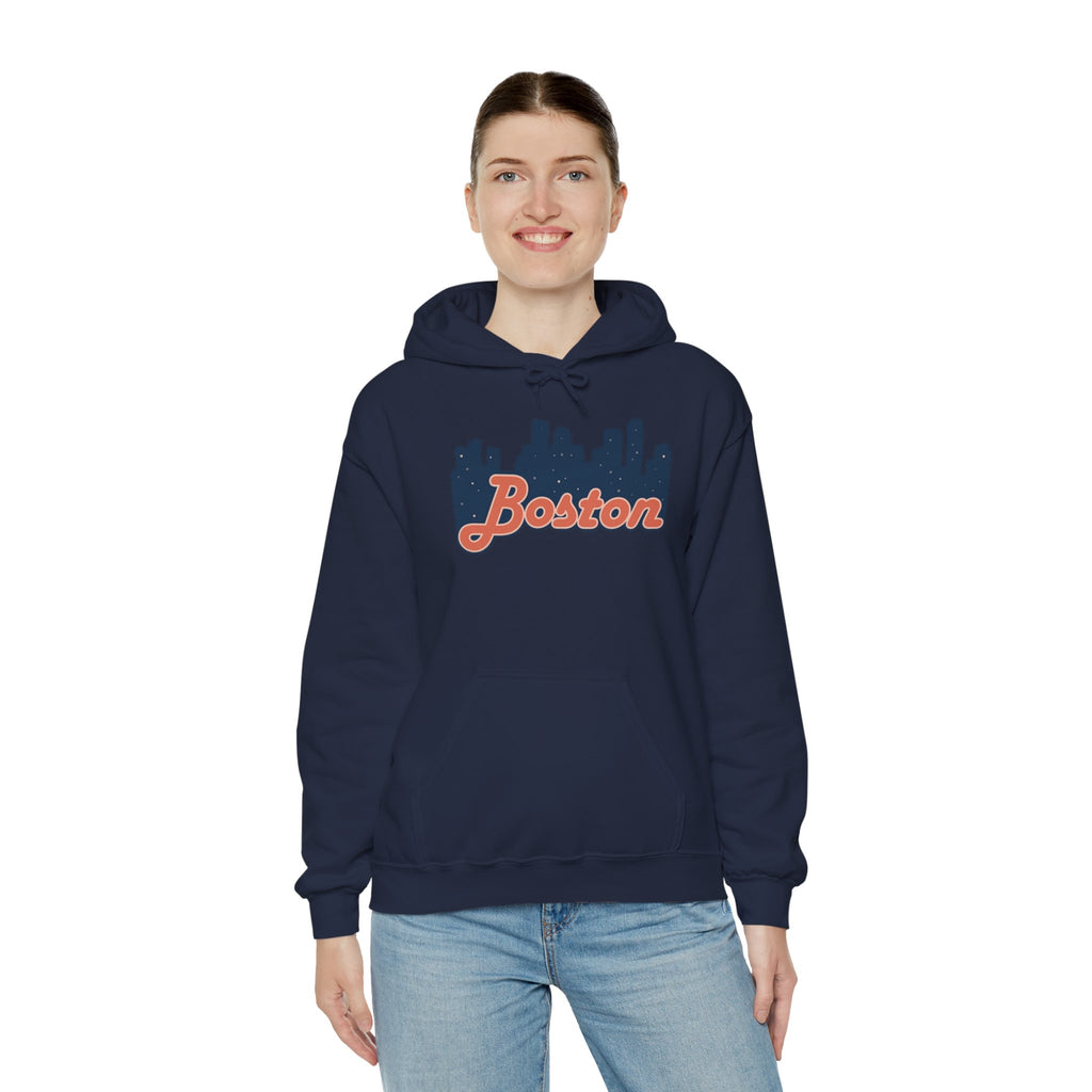 Boston Forever Hoodie — Boston Logo Hooded Sweatshirt