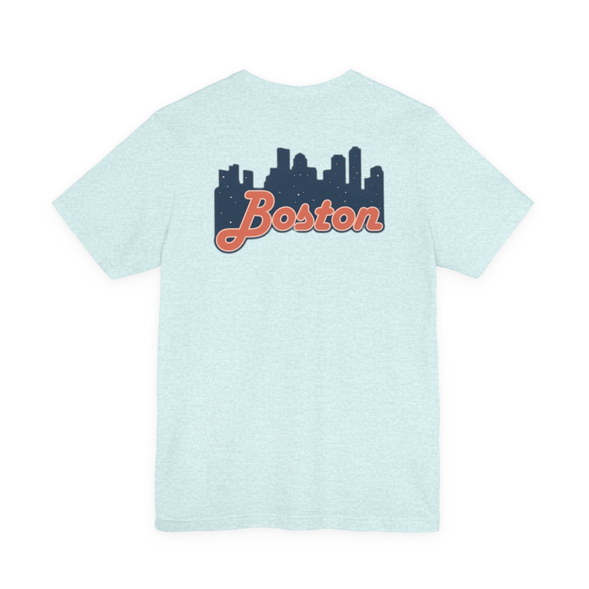 Boston Skyline Tee — Vintage Script City Skyline T-Shirt