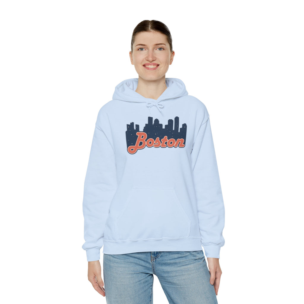 Boston Forever Hoodie — Boston Logo Hooded Sweatshirt