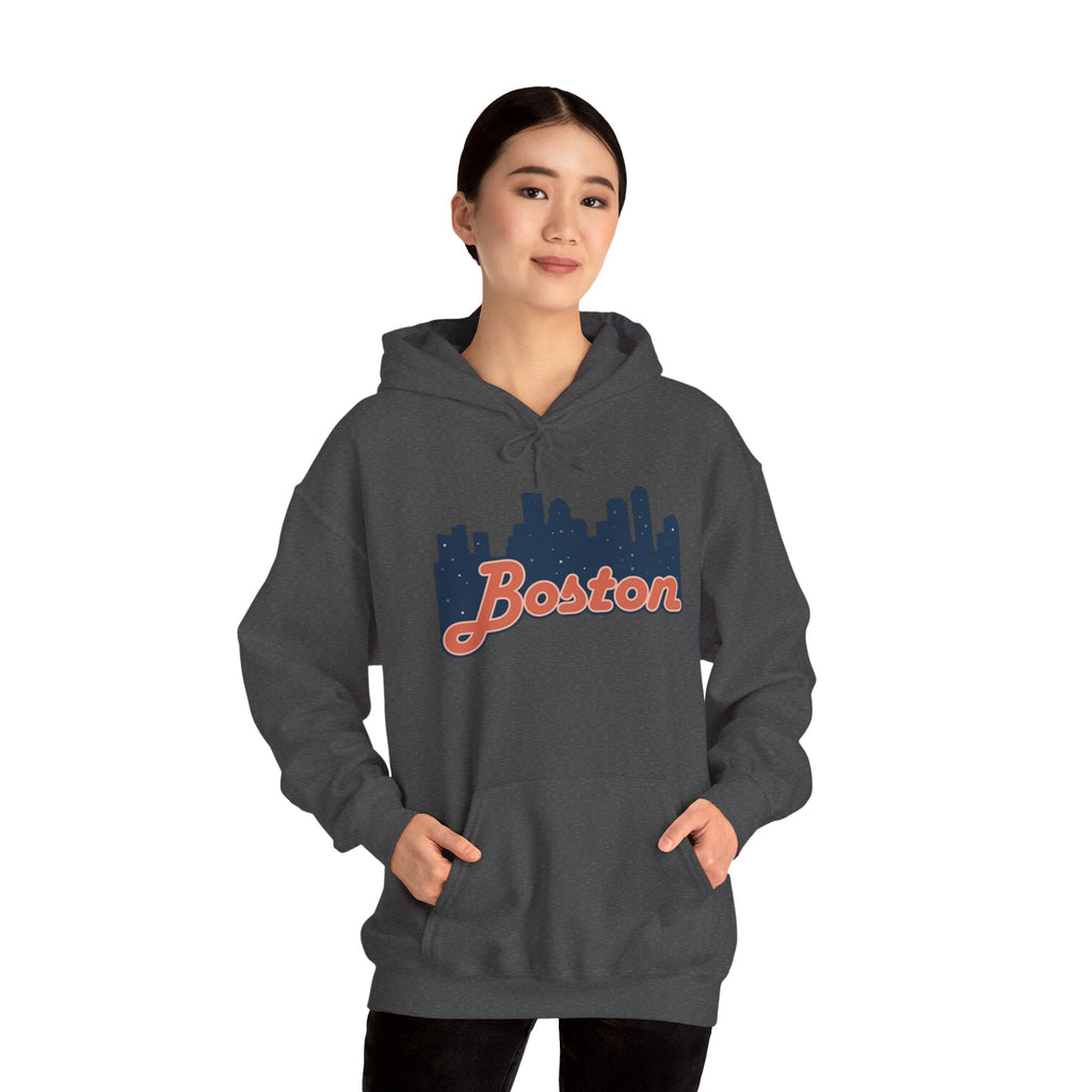 Boston Forever Hoodie — Boston Logo Hooded Sweatshirt