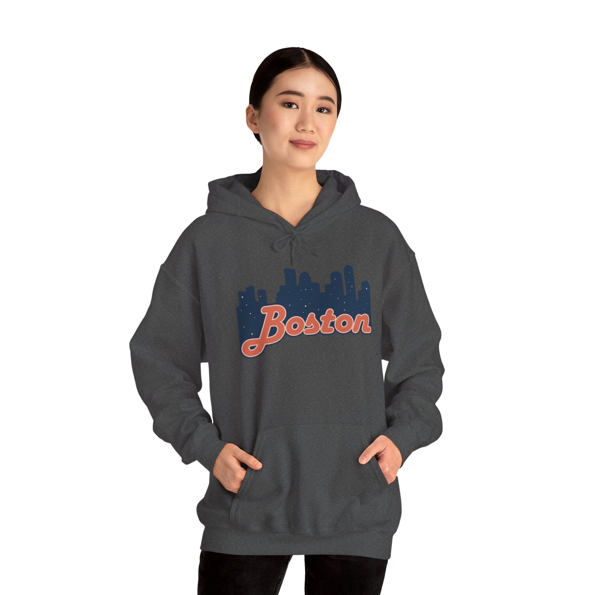 Boston Forever Hoodie — Boston Logo Hooded Sweatshirt
