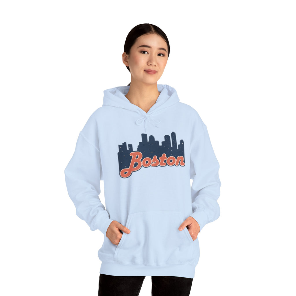 Boston Forever Hoodie — Boston Logo Hooded Sweatshirt