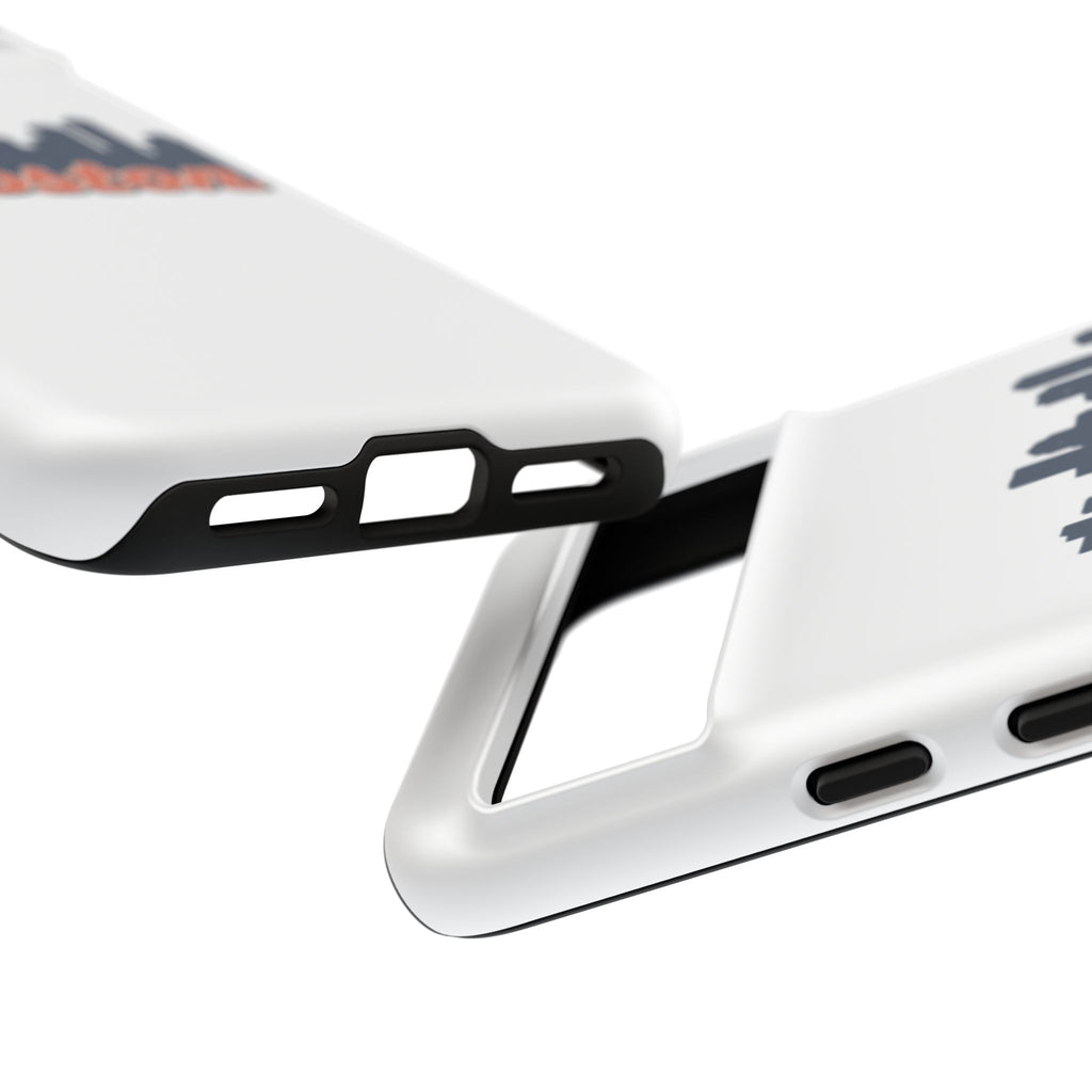 Boston Skyline Tough Phone Case — Vintage Script City Silhouette