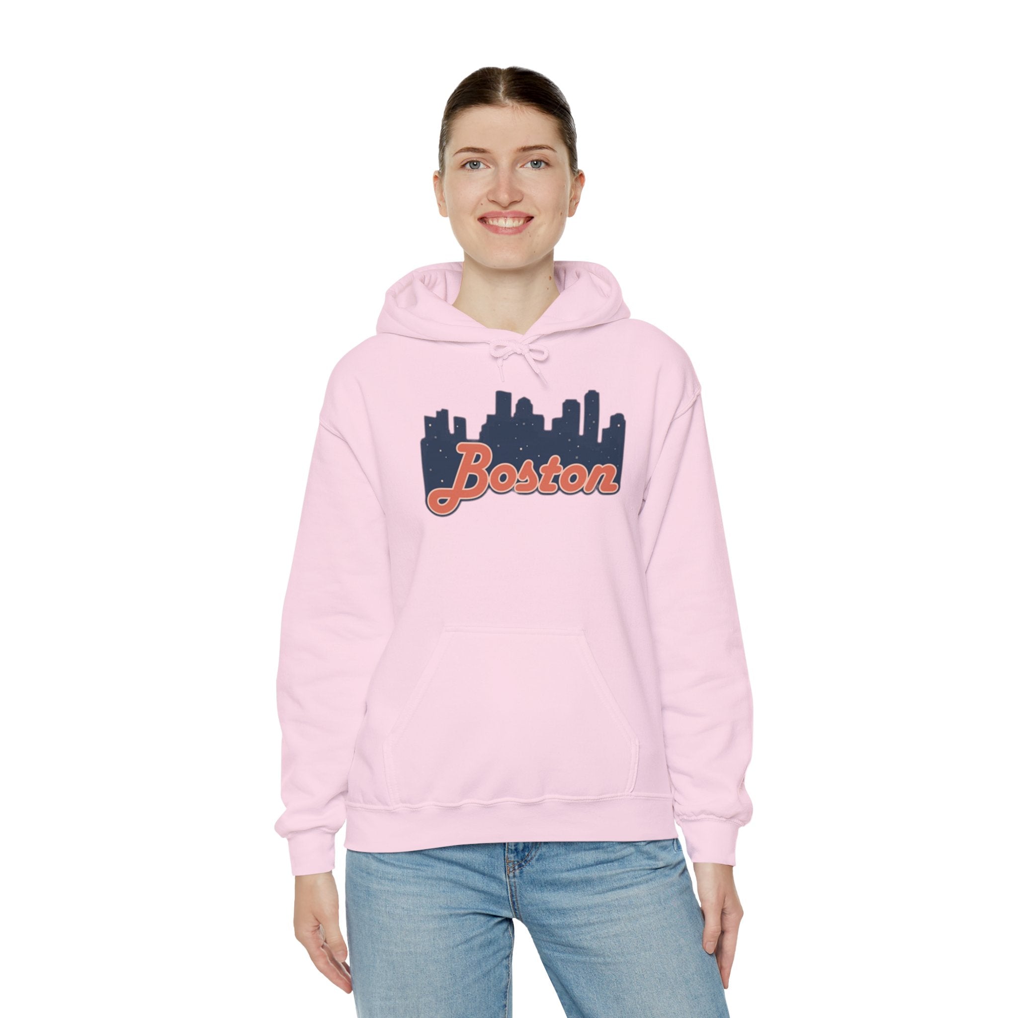 Boston Forever Hoodie — Boston Logo Hooded Sweatshirt