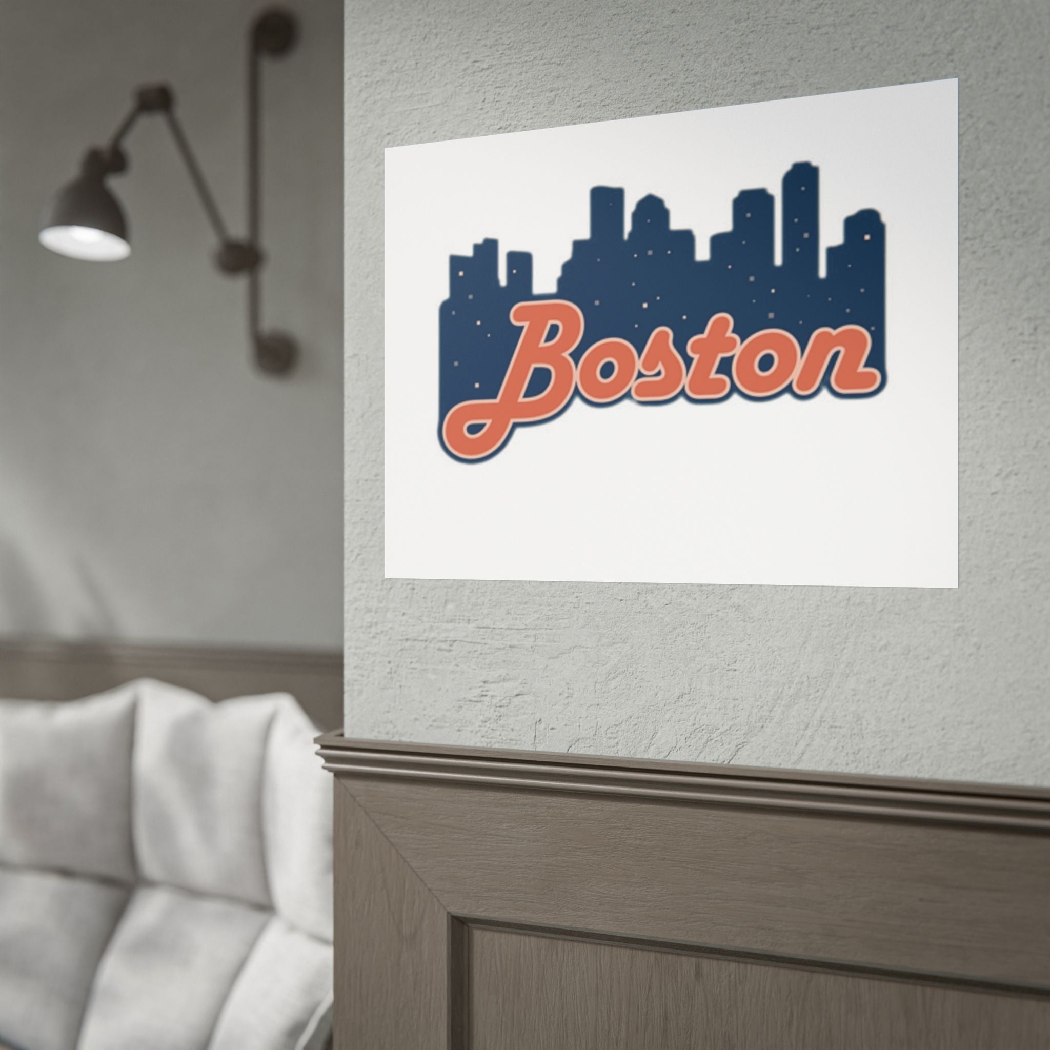 Boston Forever Rolled Poster — City Pride Wall Art
