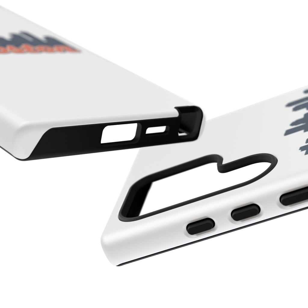 Boston Skyline Tough Phone Case — Vintage Script City Silhouette