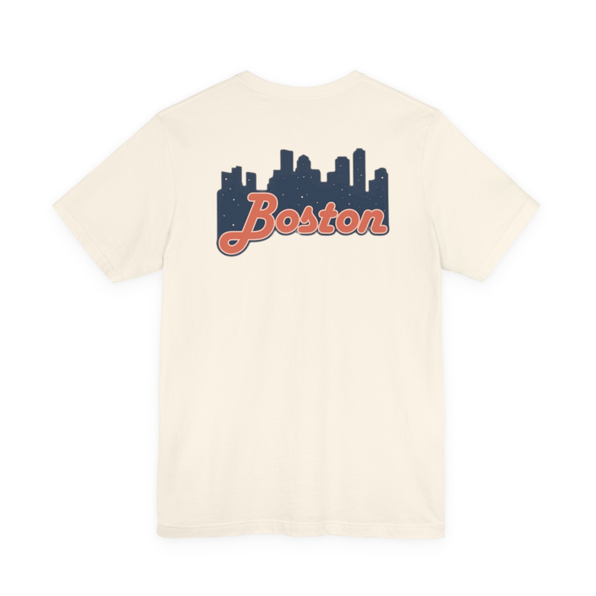 Boston Skyline Tee — Vintage Script City Skyline T-Shirt