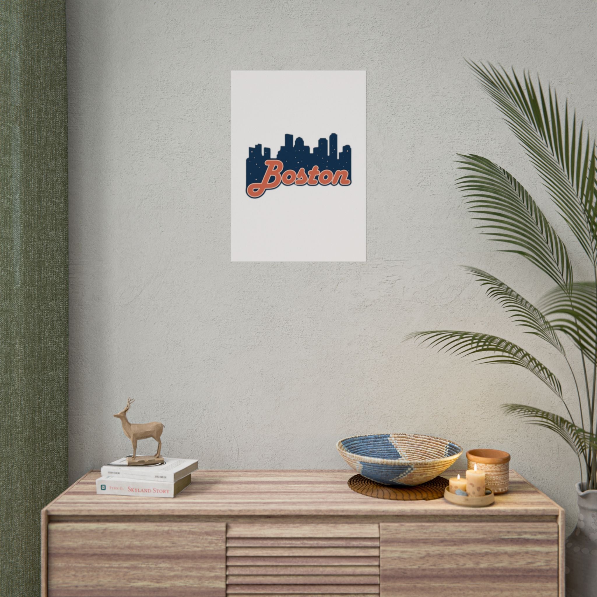 Boston Forever Rolled Poster — City Pride Wall Art