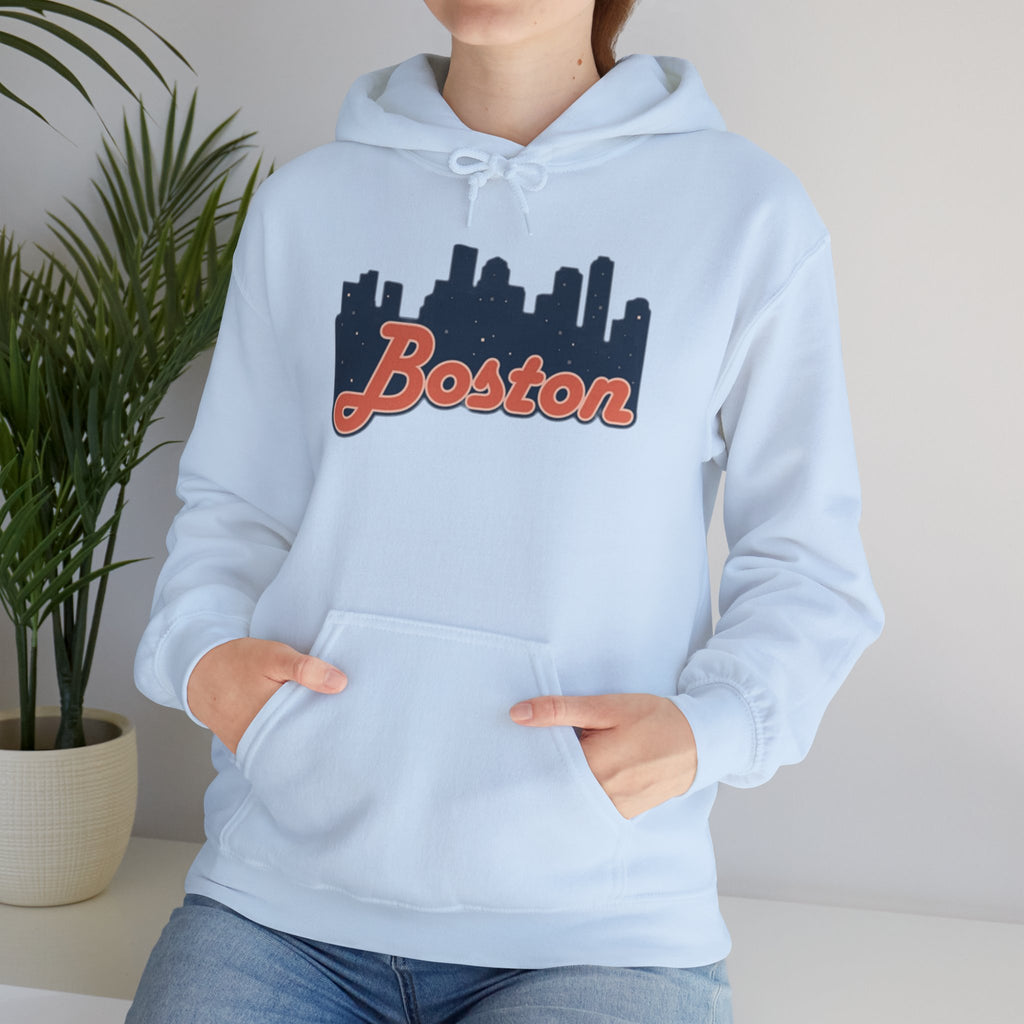 Boston Forever Hoodie — Boston Logo Hooded Sweatshirt