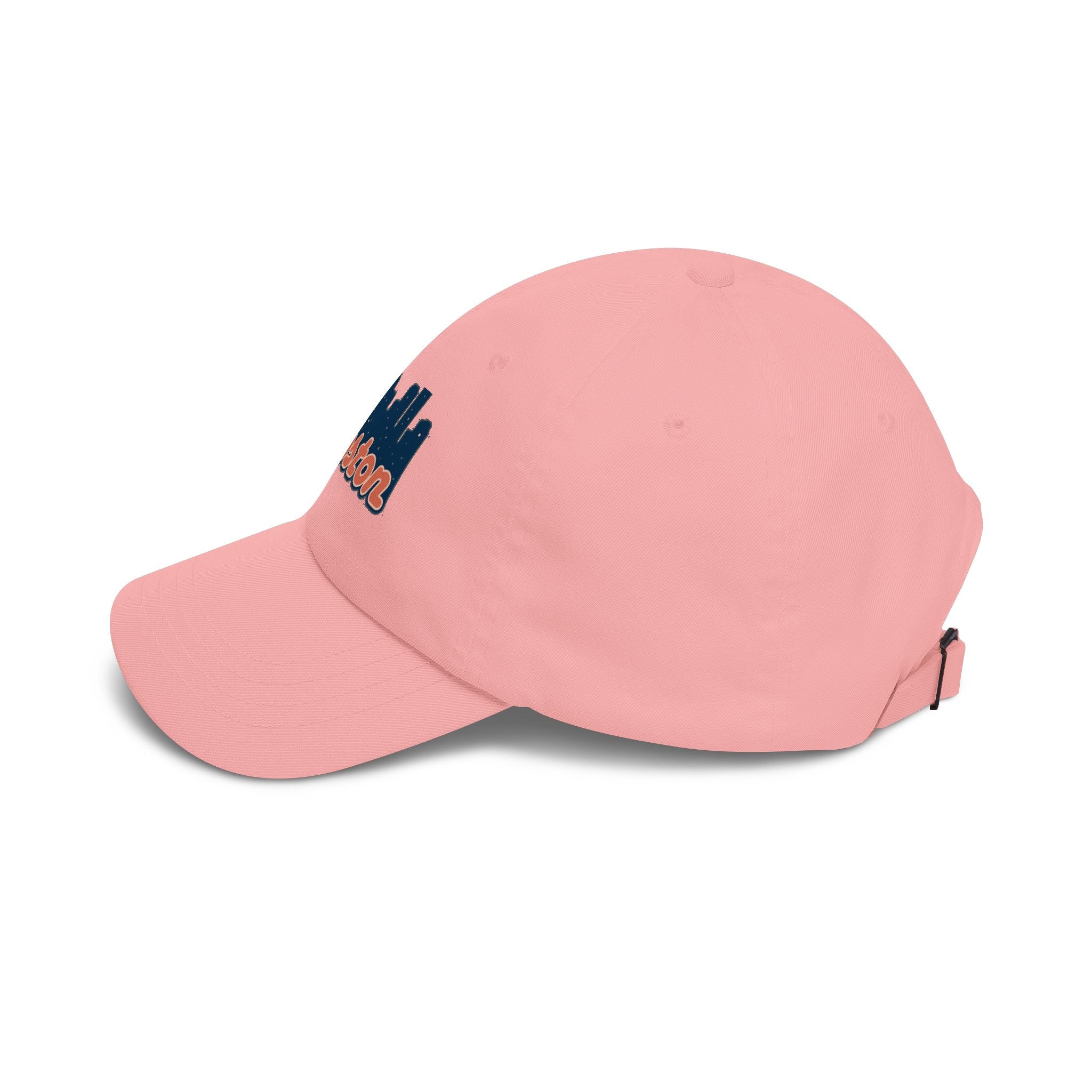 Boston Skyline Dad Cap — Vintage Script Embroidered Baseball Hat