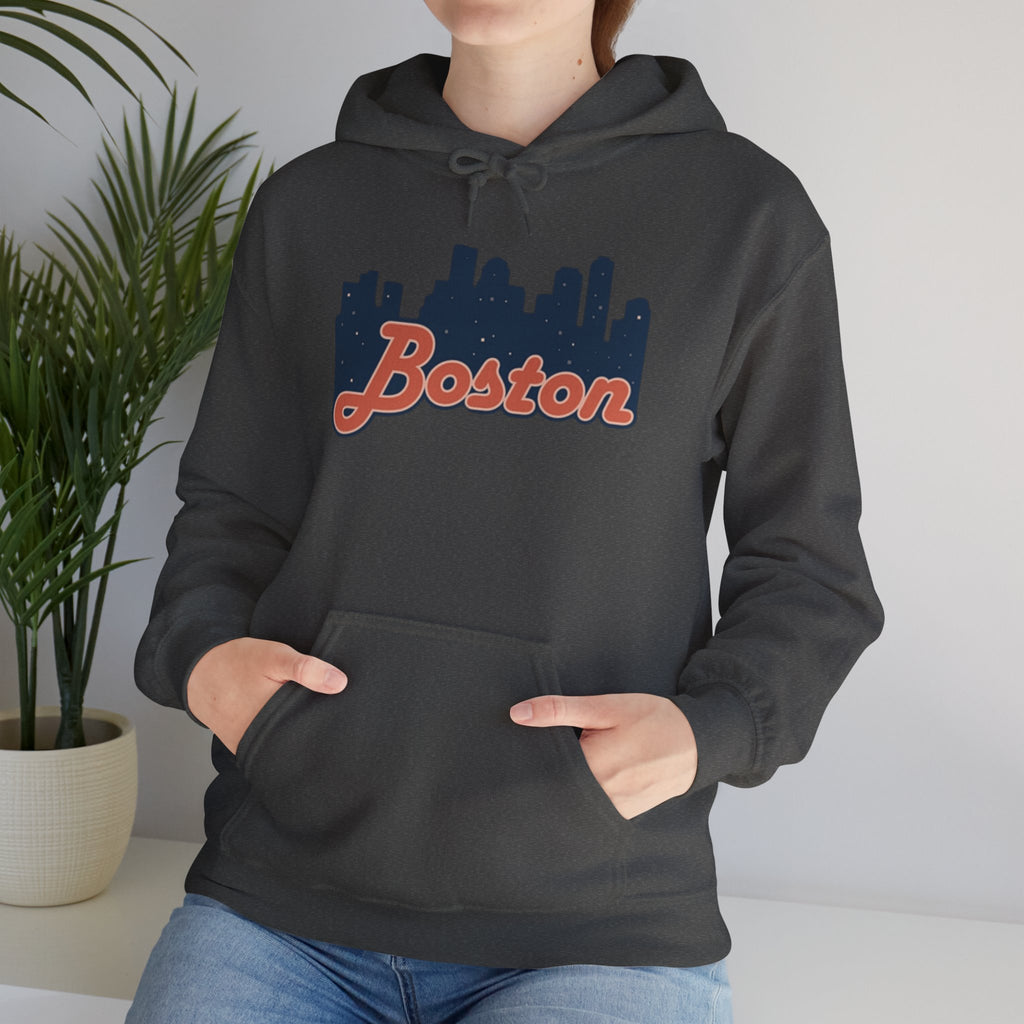 Boston Forever Hoodie — Boston Logo Hooded Sweatshirt
