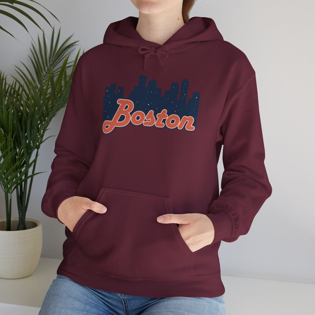 Boston Forever Hoodie — Boston Logo Hooded Sweatshirt