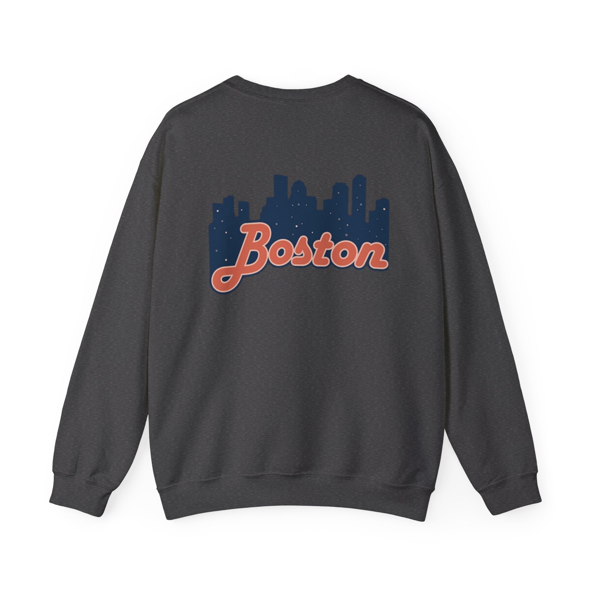 Boston Skyline Sweatshirt – Retro Script City Crewneck