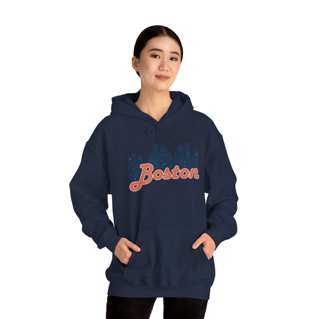 Boston Forever Hoodie — Boston Logo Hooded Sweatshirt