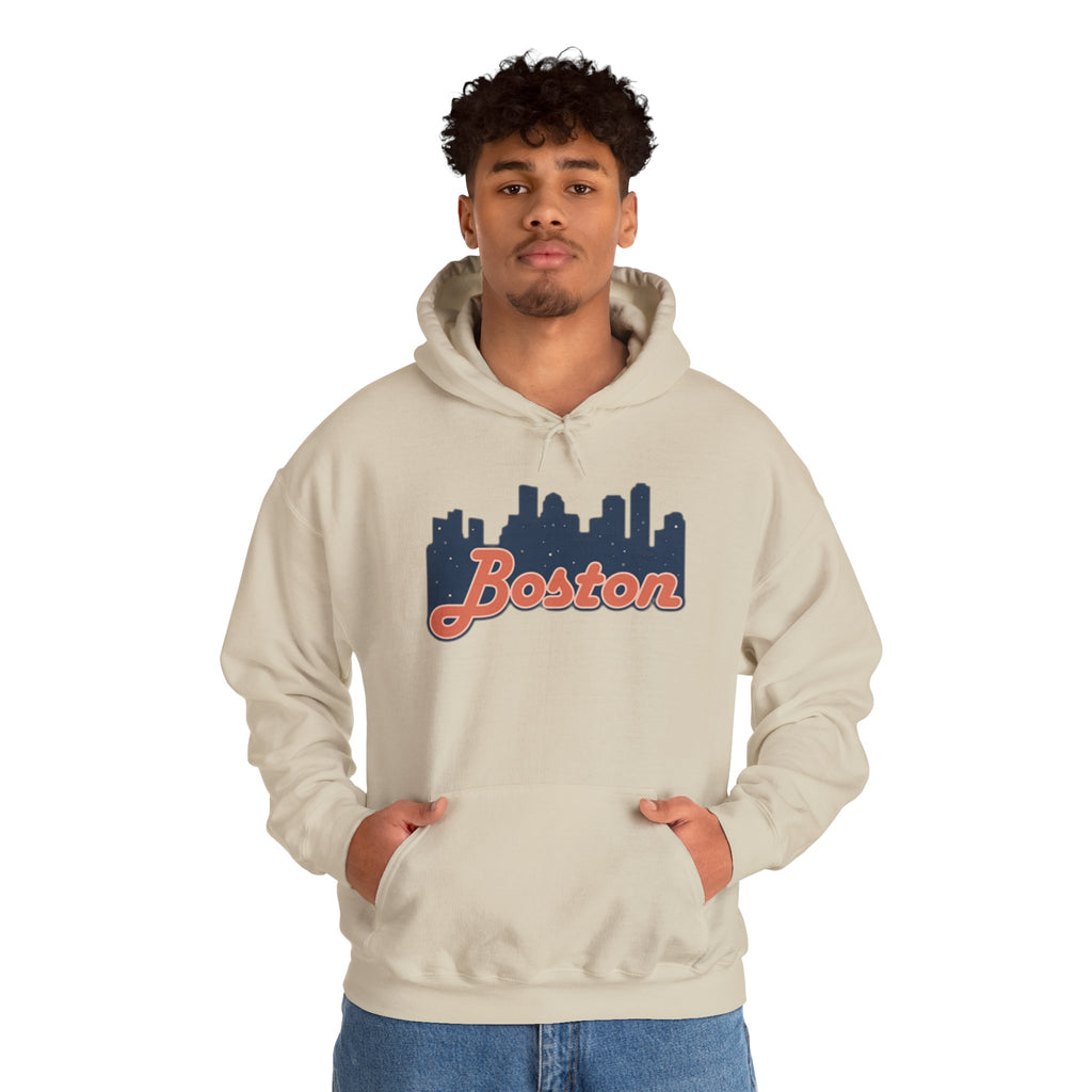 Boston Forever Hoodie — Boston Logo Hooded Sweatshirt