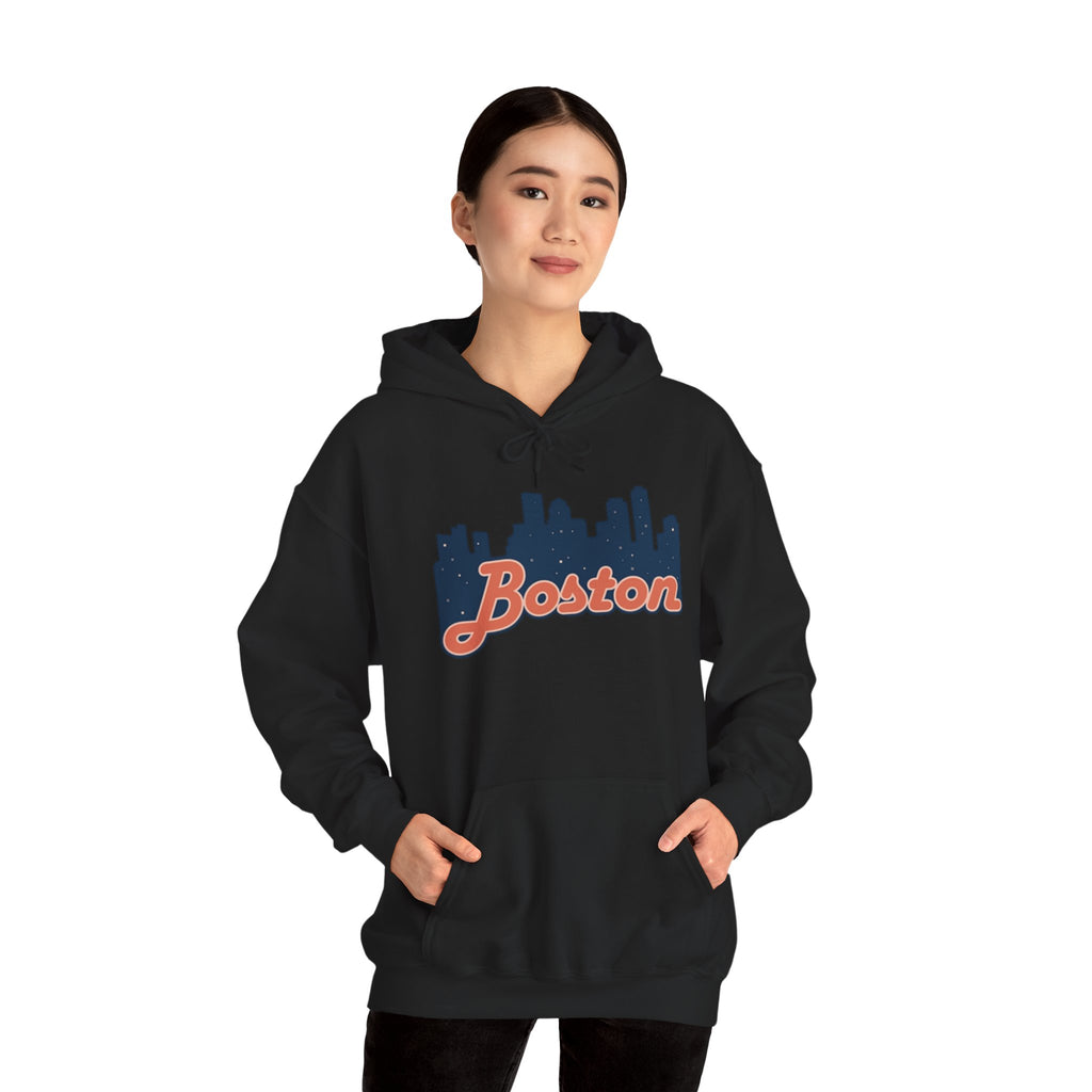 Boston Forever Hoodie — Boston Logo Hooded Sweatshirt