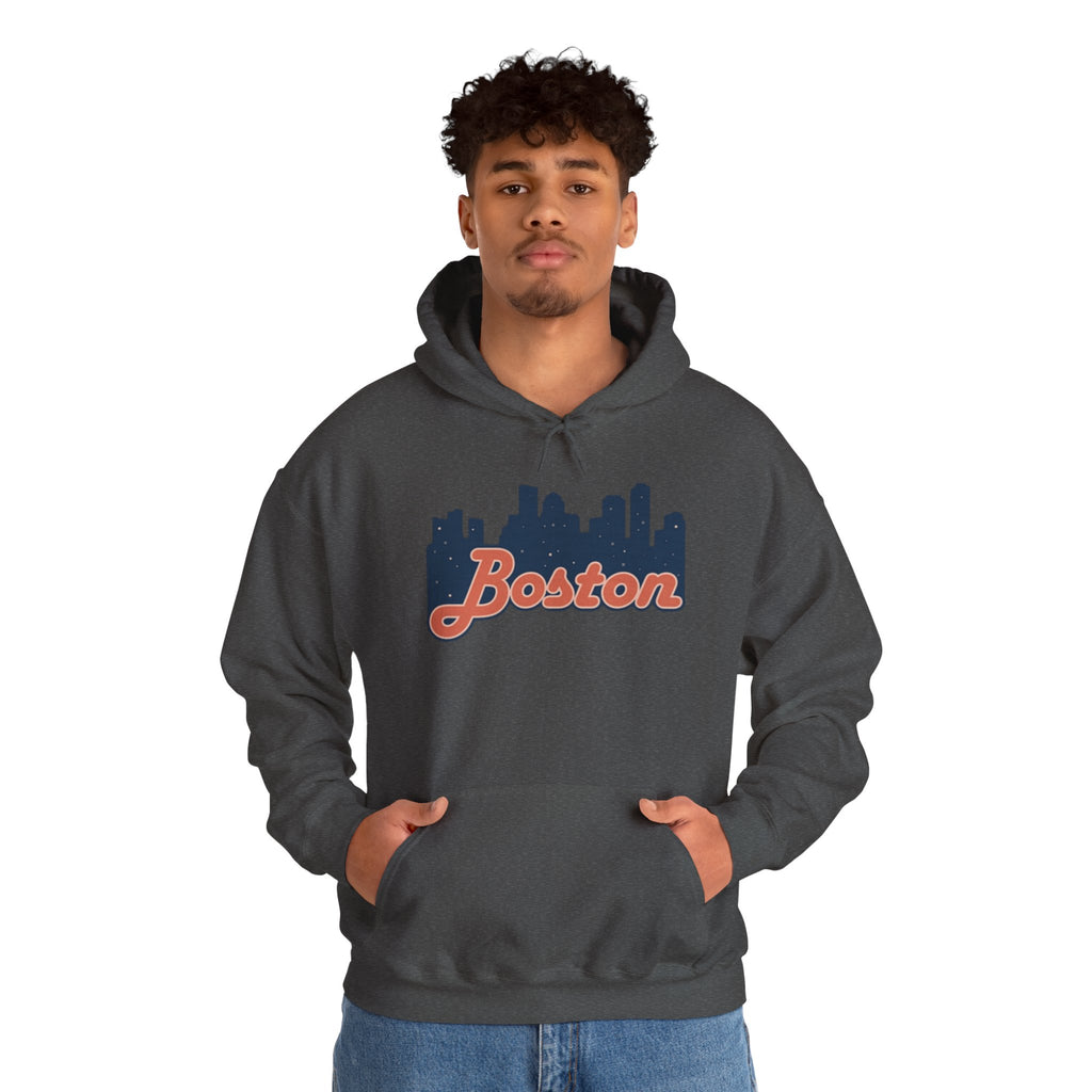 Boston Forever Hoodie — Boston Logo Hooded Sweatshirt