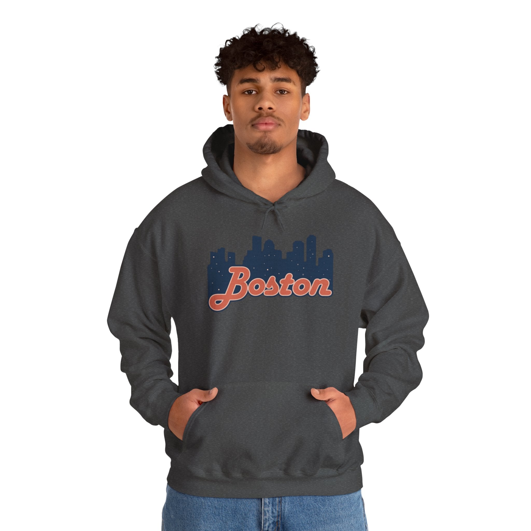 Boston Forever Hoodie — Boston Logo Hooded Sweatshirt