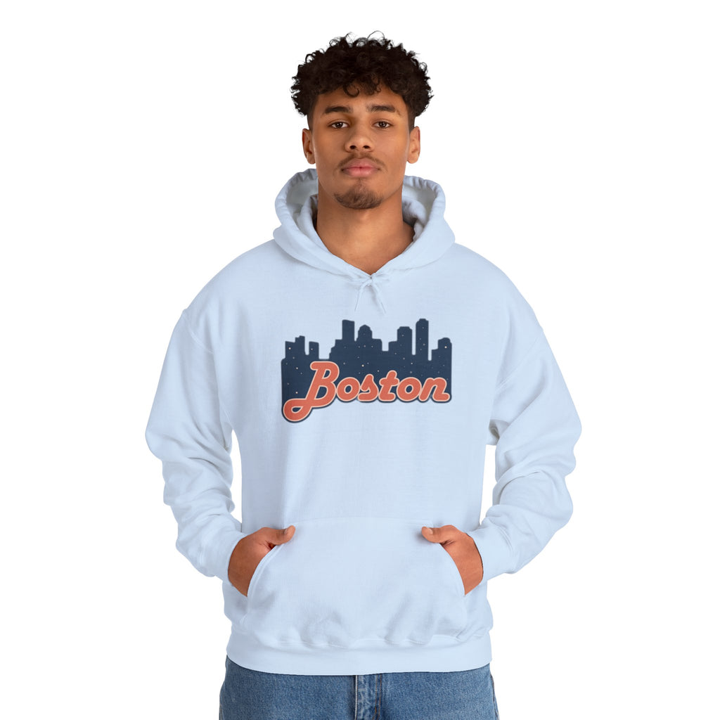 Boston Forever Hoodie — Boston Logo Hooded Sweatshirt