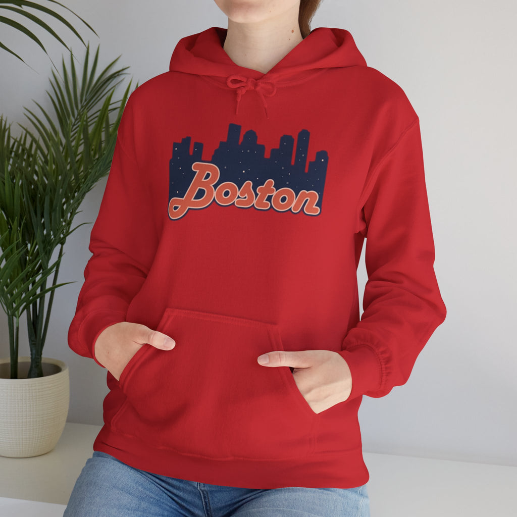 Boston Forever Hoodie — Boston Logo Hooded Sweatshirt