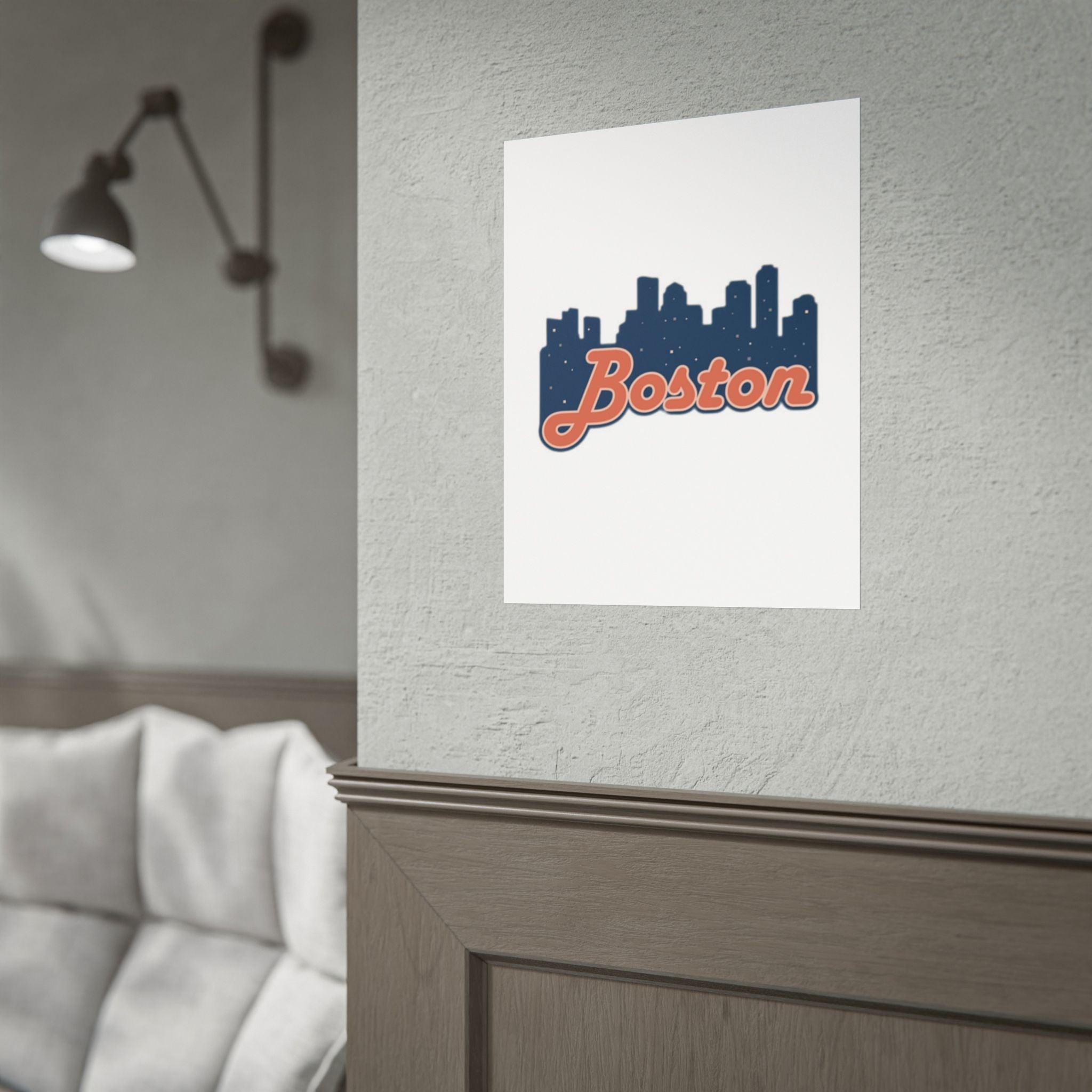 Boston Forever Rolled Poster — City Pride Wall Art