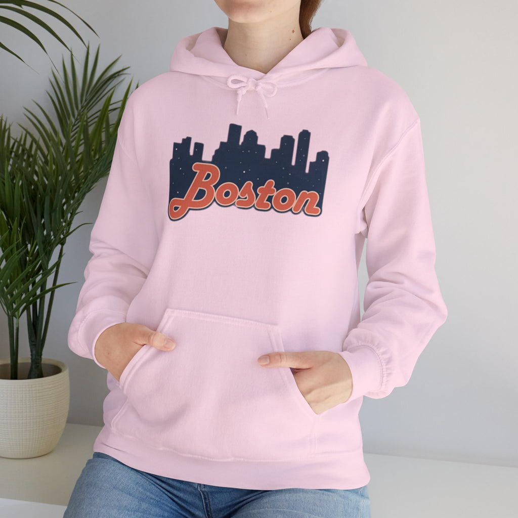 Boston Forever Hoodie — Boston Logo Hooded Sweatshirt