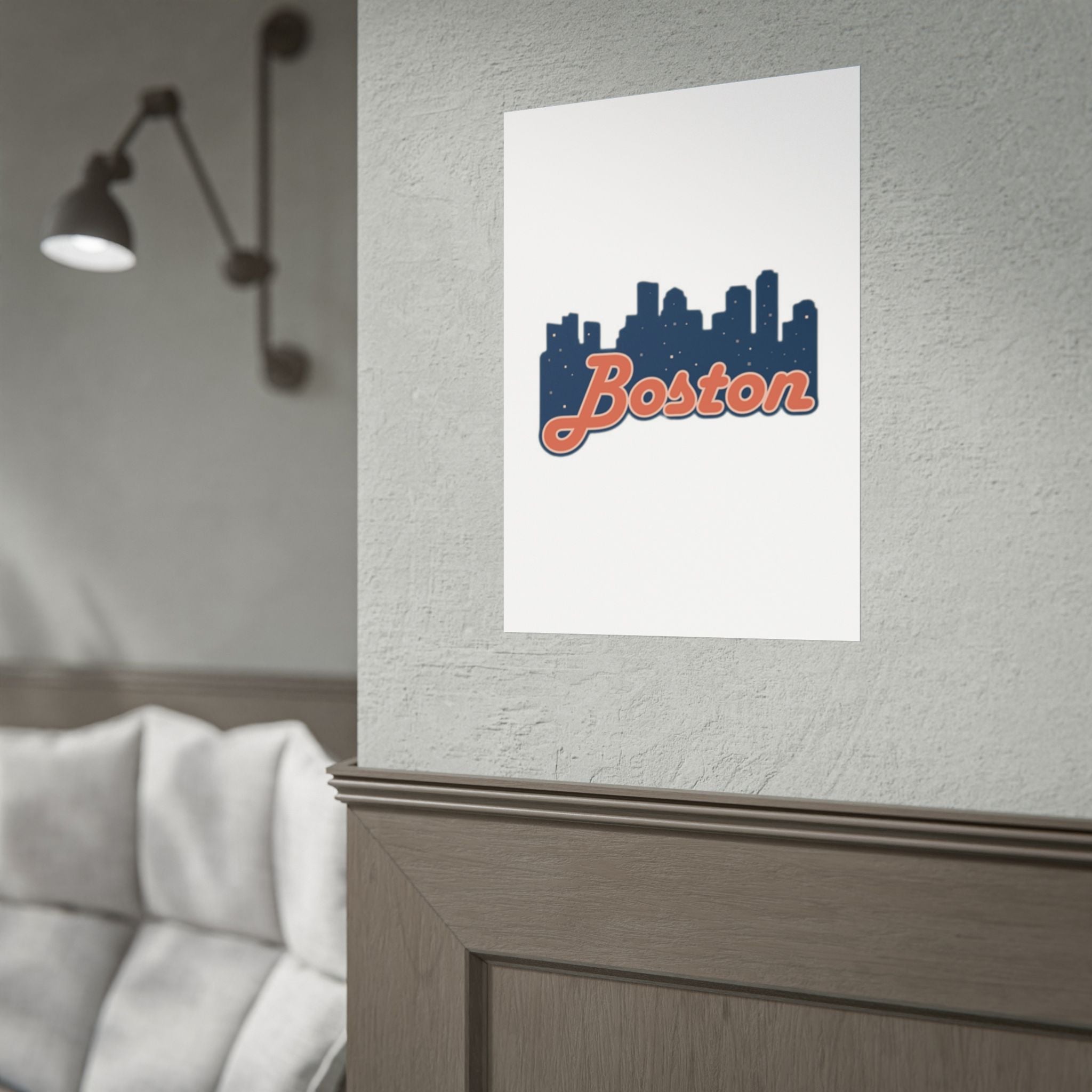 Boston Forever Rolled Poster — City Pride Wall Art