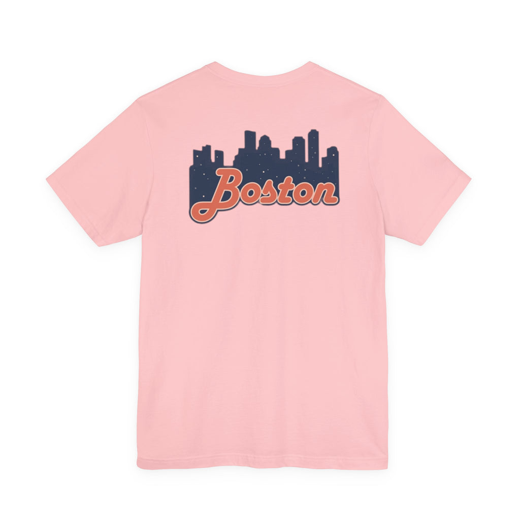 Boston Skyline Tee — Vintage Script City Skyline T-Shirt