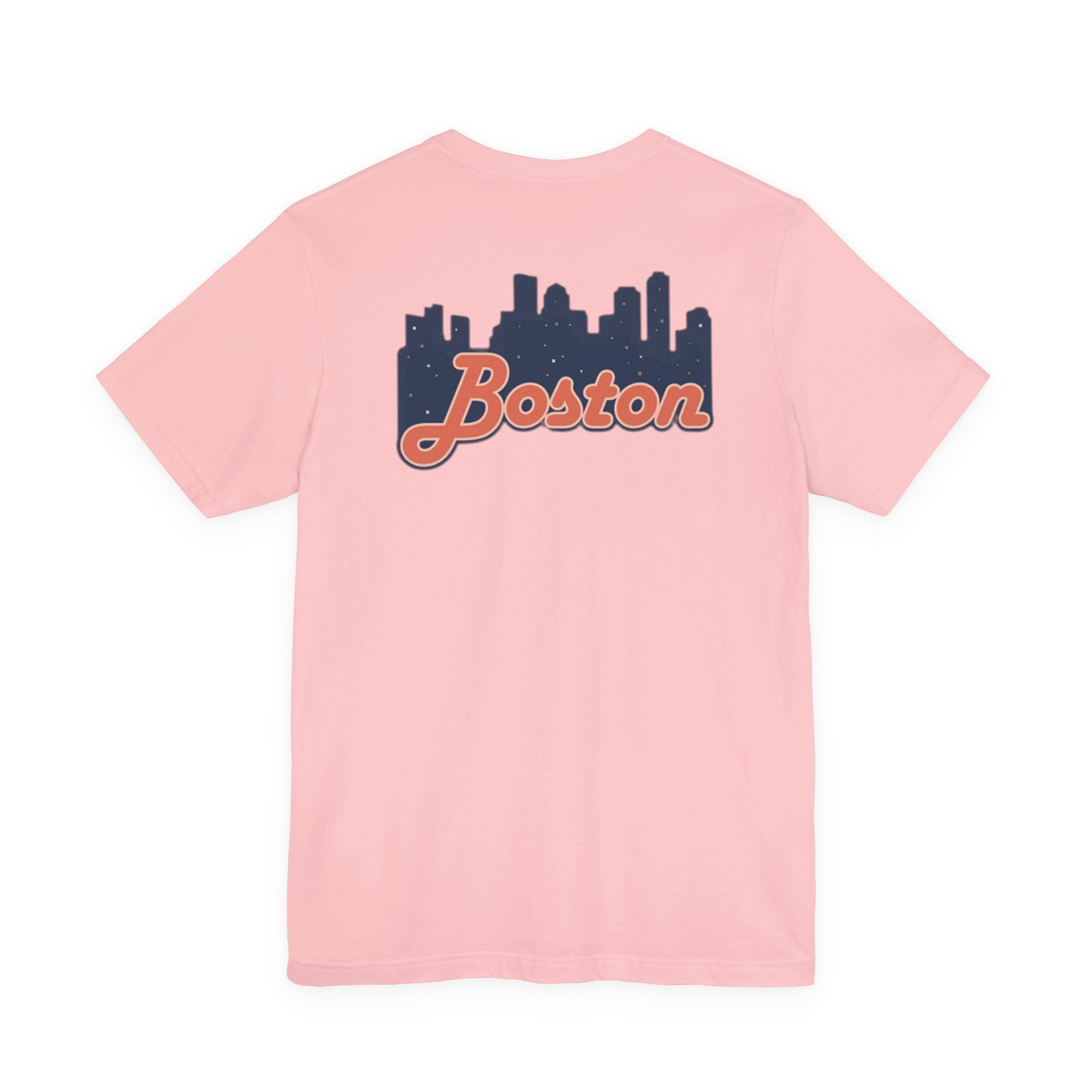 Boston Skyline Tee — Vintage Script City Skyline T-Shirt