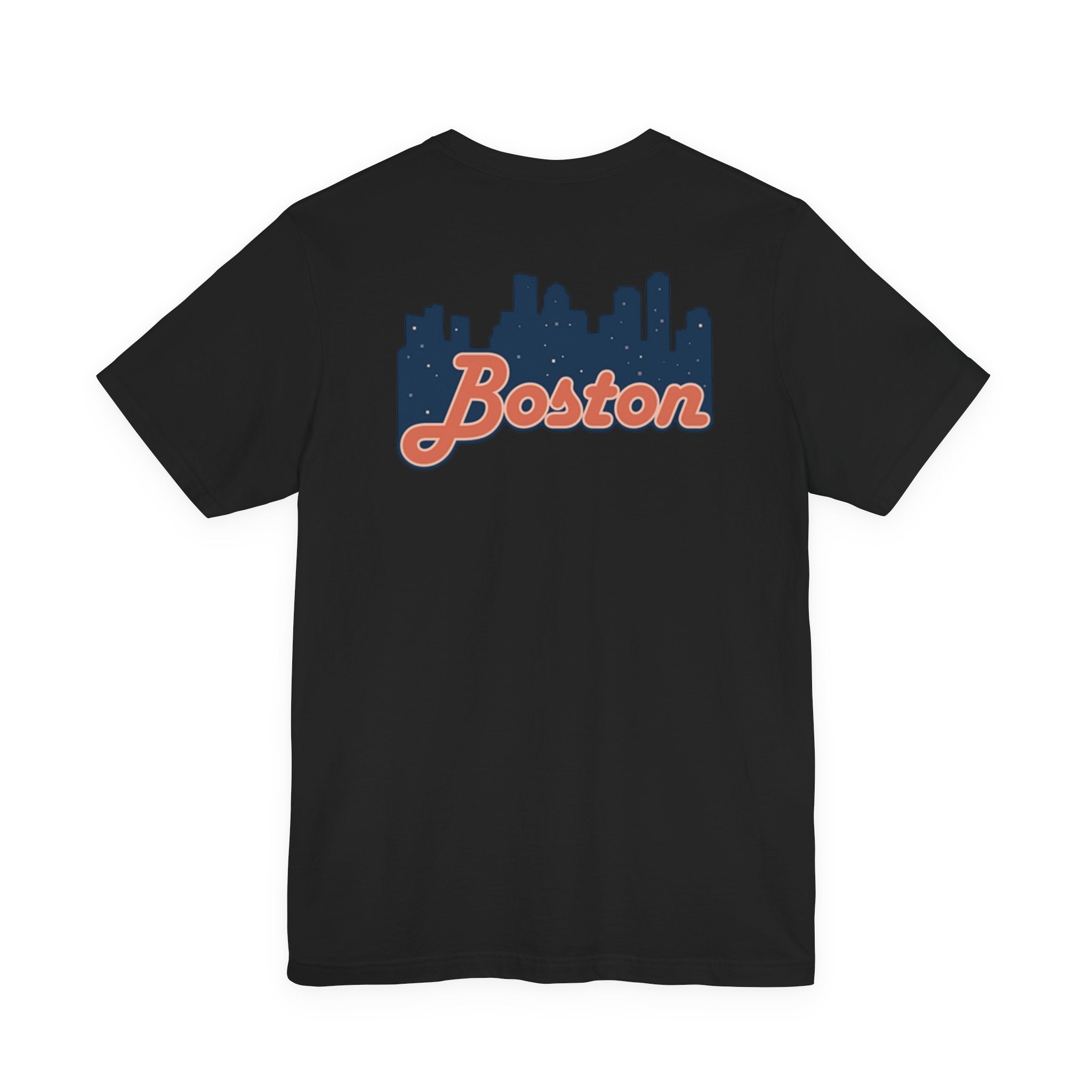 Boston Skyline Tee — Vintage Script City Skyline T-Shirt