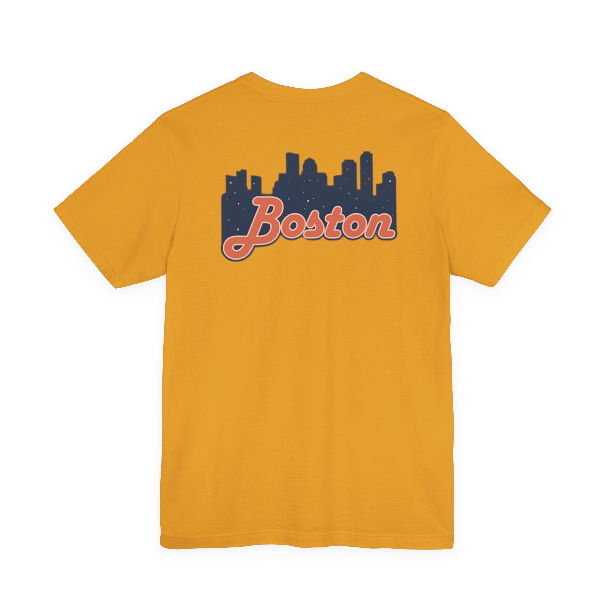 Boston Skyline Tee — Vintage Script City Skyline T-Shirt