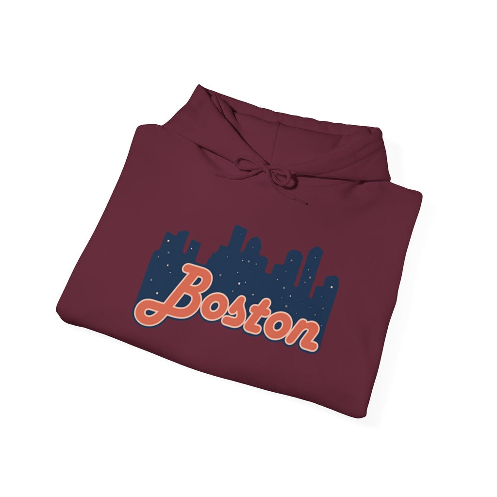 Boston Forever Hoodie — Boston Logo Hooded Sweatshirt