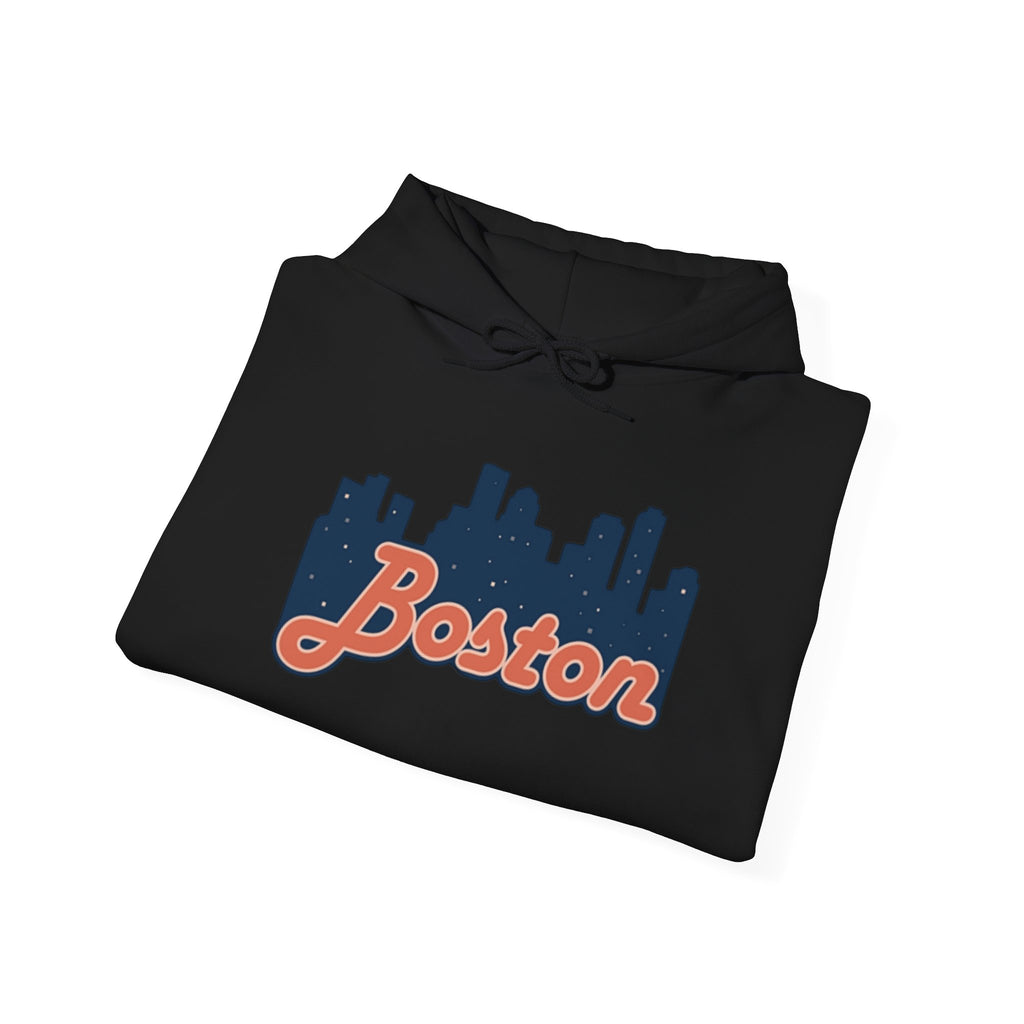 Boston Forever Hoodie — Boston Logo Hooded Sweatshirt