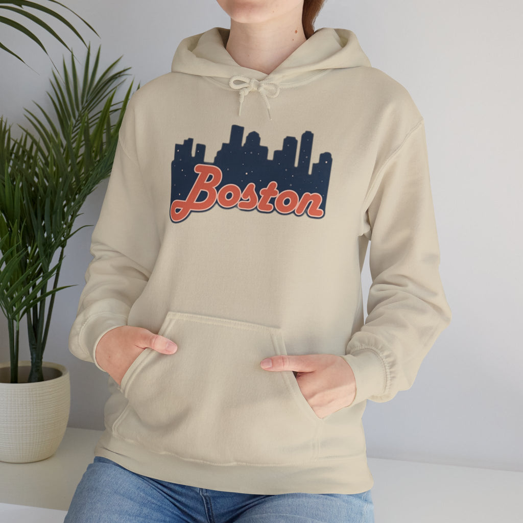 Boston Forever Hoodie — Boston Logo Hooded Sweatshirt