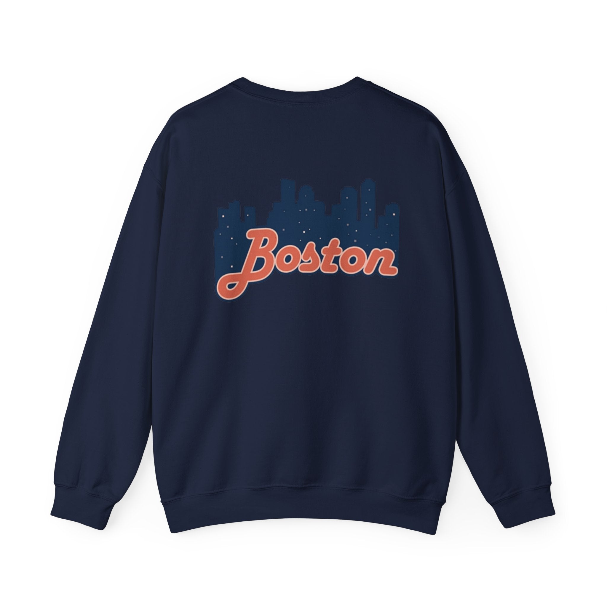 Boston Skyline Sweatshirt – Retro Script City Crewneck