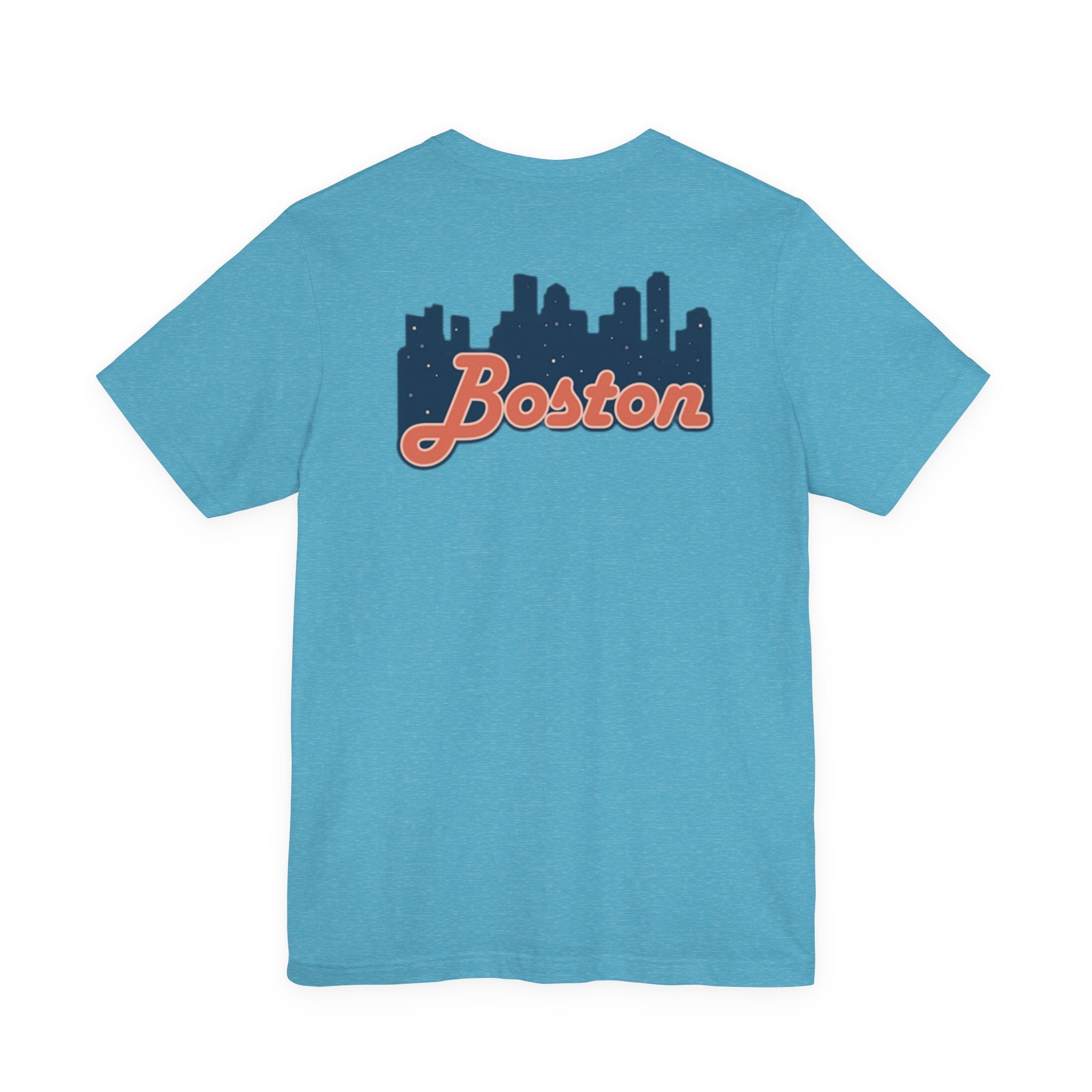 Boston Skyline Tee — Vintage Script City Skyline T-Shirt