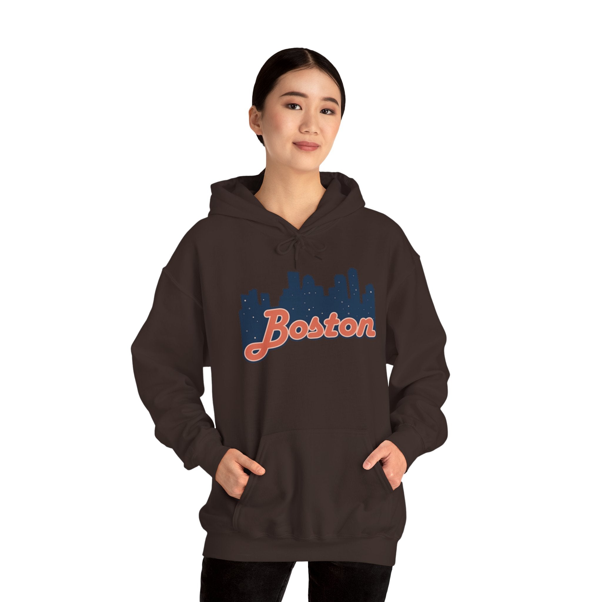 Boston Forever Hoodie — Boston Logo Hooded Sweatshirt