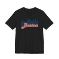 Boston Skyline Tee — Vintage Script City Skyline T-Shirt