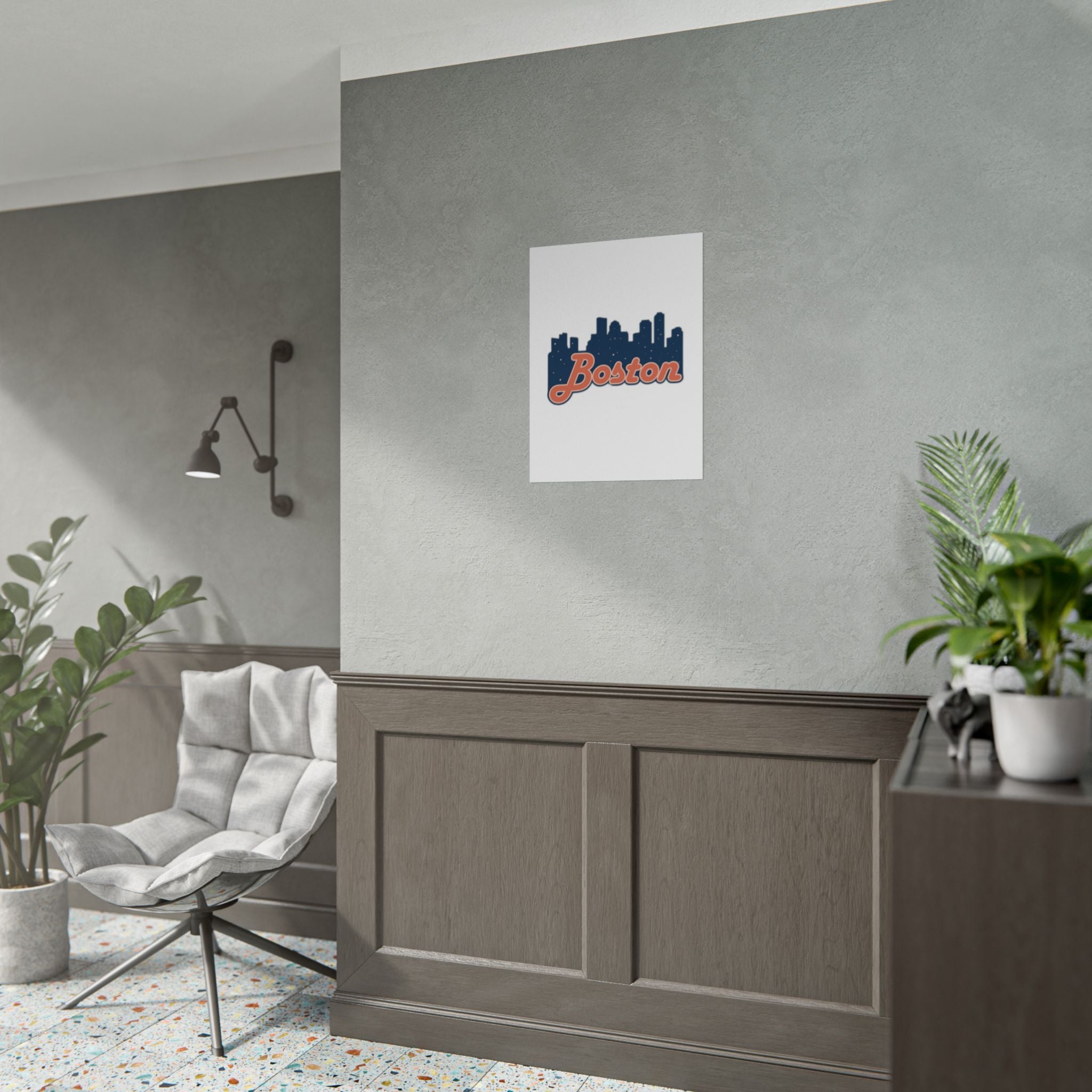 Boston Forever Rolled Poster — City Pride Wall Art