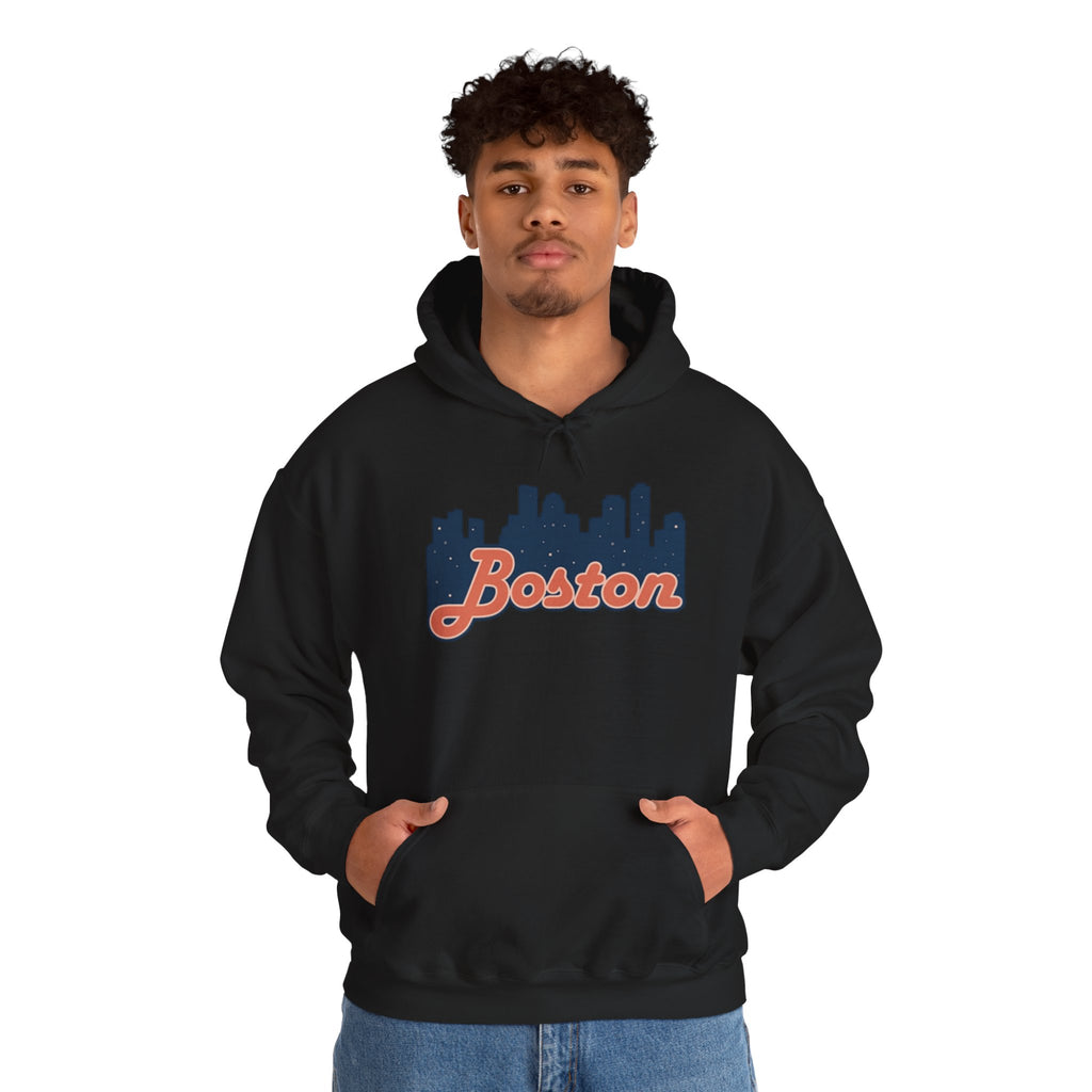 Boston Forever Hoodie — Boston Logo Hooded Sweatshirt